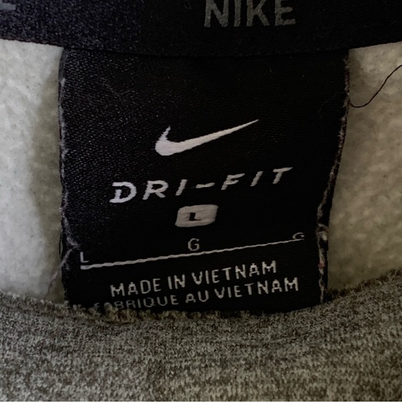 Nike Therma Graphic Hoodie Sweatshirt Mens Training Gray Black Size L 931994-063 - Picture 4 of 7